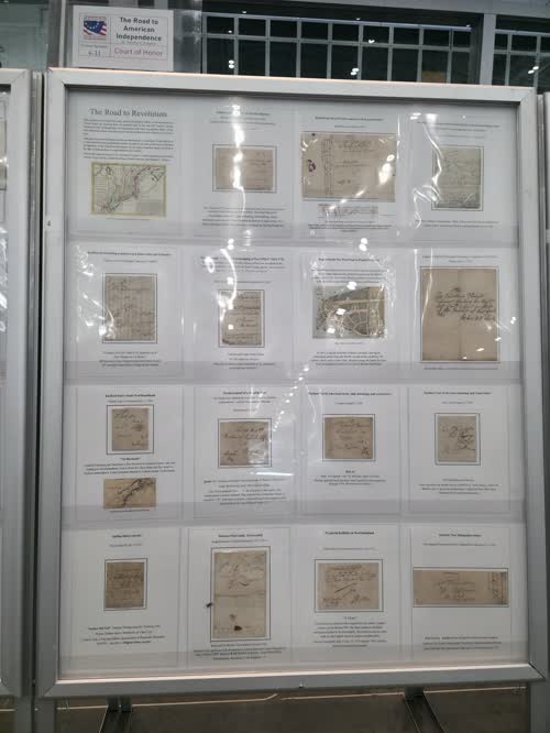 The Road to American Independence — frame 4, exhibited by Tim O’Connor (Chip Ahrens, Roger Brody, Daniel Ryterband and Mark Schwartz)