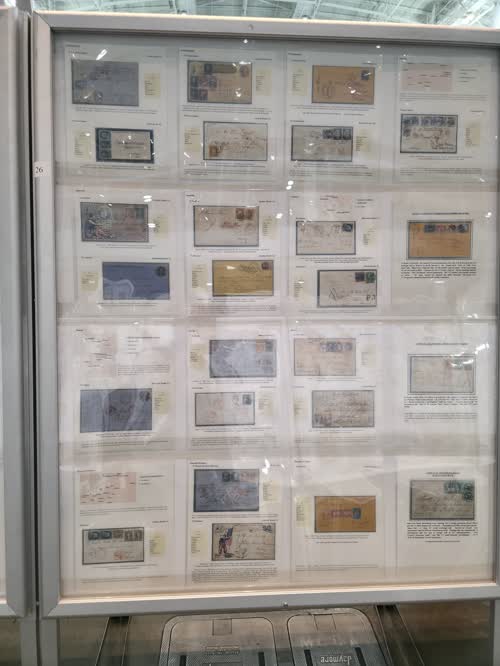 Development of External Mail Routes of the United States: 1854 - 1875 — frame 26, exhibited by Dr. Armando Grassi
