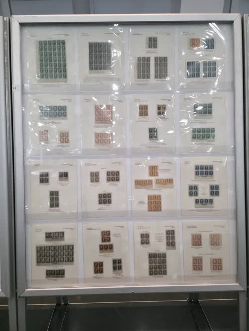 United States Postage Stamp Multiples — frame 41, exhibited by Dimitris Bertsimas / Georgia Perakis Foundation