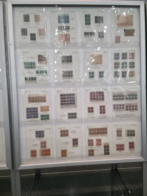 United States Postage Stamp Multiples — frame 42, exhibited by Dimitris Bertsimas / Georgia Perakis Foundation