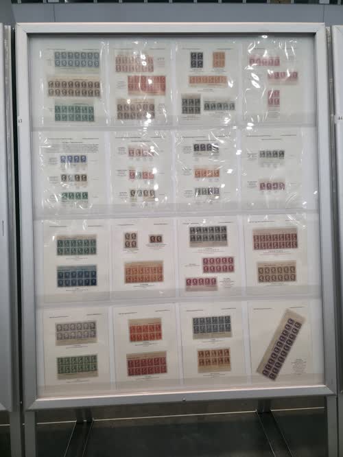 United States Postage Stamp Multiples — frame 43, exhibited by Dimitris Bertsimas / Georgia Perakis Foundation
