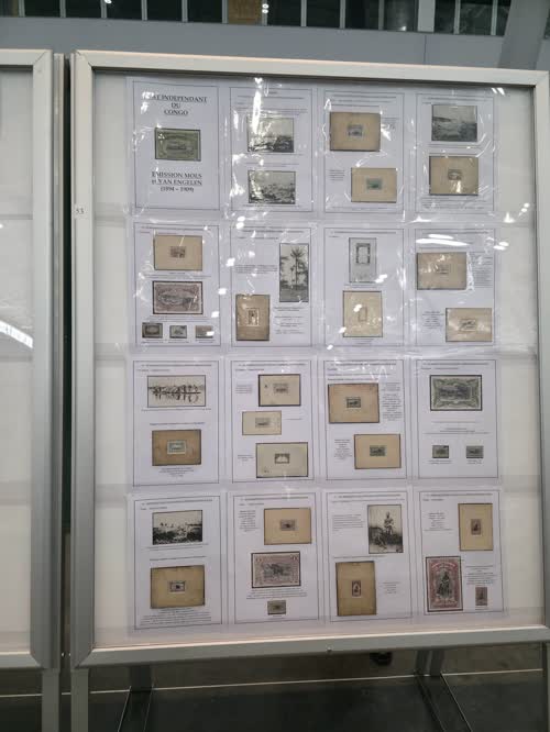 Congo Free State: Postage Stamps and Postal History (1883-1909) — frame 53, exhibited by Patrick Maselis