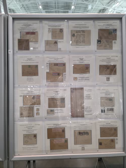 British Indian Airmails 1911-1936 — frame 68, exhibited by Mohamed Arif Balgamwala