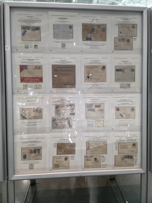 British Indian Airmails 1911-1936 — frame 70, exhibited by Mohamed Arif Balgamwala