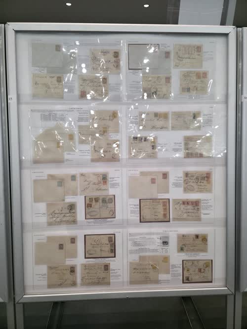 Persia Qajar Postal Stationery — frame 85, exhibited by Behruz Nassre-Esfahani