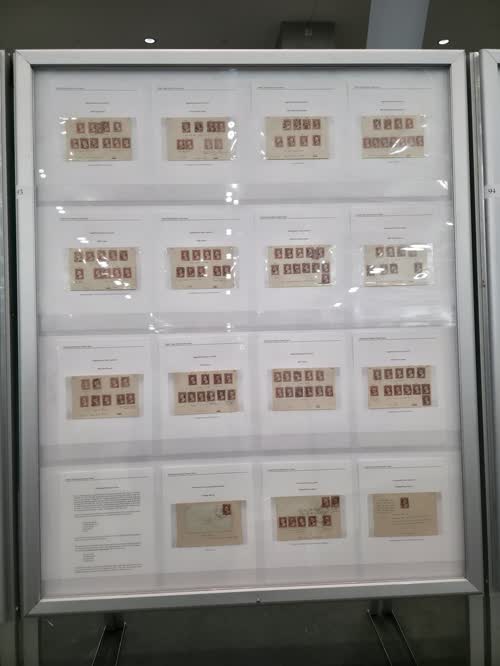 The Final Dr. Caroll Chase’s Master Color Chart of the US 1851-1857 3c. Issues — frame 93, exhibited by Charles Temple