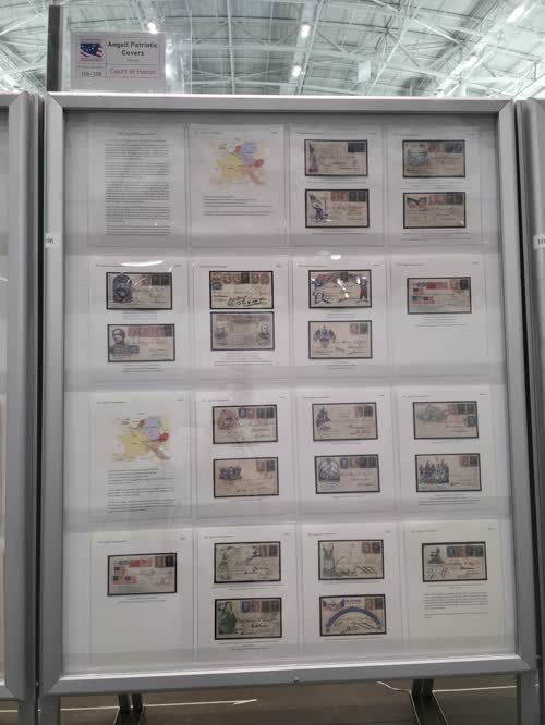Angell Patriotic Covers — frame 106, exhibited by Vaquero