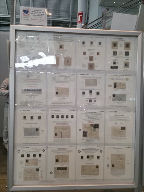 Belgium: The “EPAULETTES” and the 40c Imperforate “MEDALLIONS” — frame 115, exhibited by Jan Huys-Berlingin