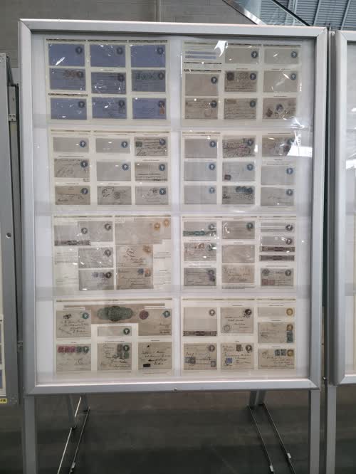 British India – Queen Victoria Postal Stationery — frame 130, exhibited by Sandeep Jaiswal