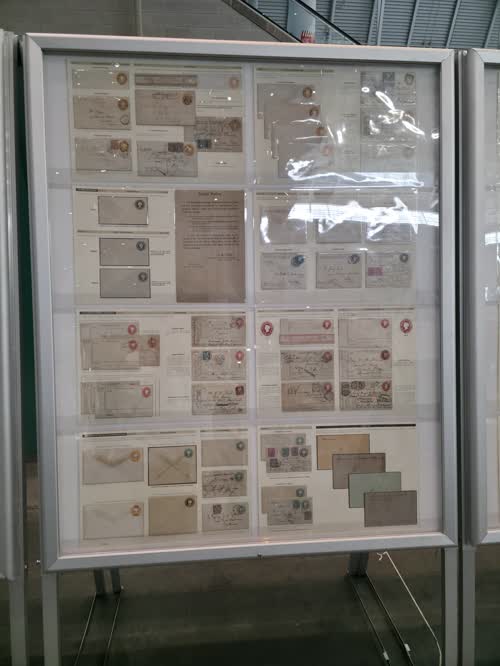 British India – Queen Victoria Postal Stationery — frame 131, exhibited by Sandeep Jaiswal