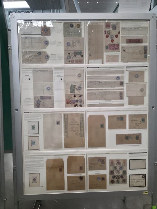 British India – Queen Victoria Postal Stationery — frame 137, exhibited by Sandeep Jaiswal