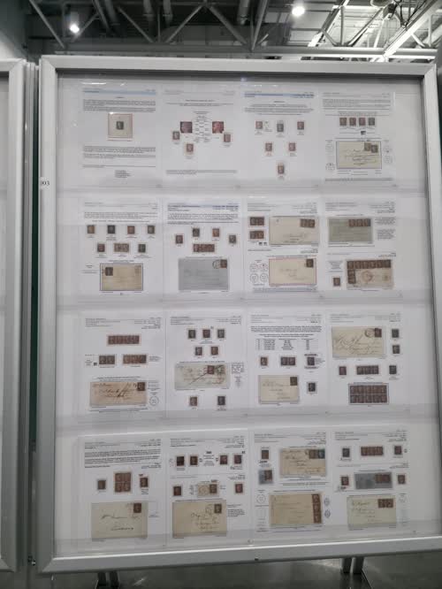 Great Britain: Development and Evolution of the Penny Red Stars (1854-1864) (The Worlds First Perforated Stamp) — frame 1003, exhibited by Juan L. Farah