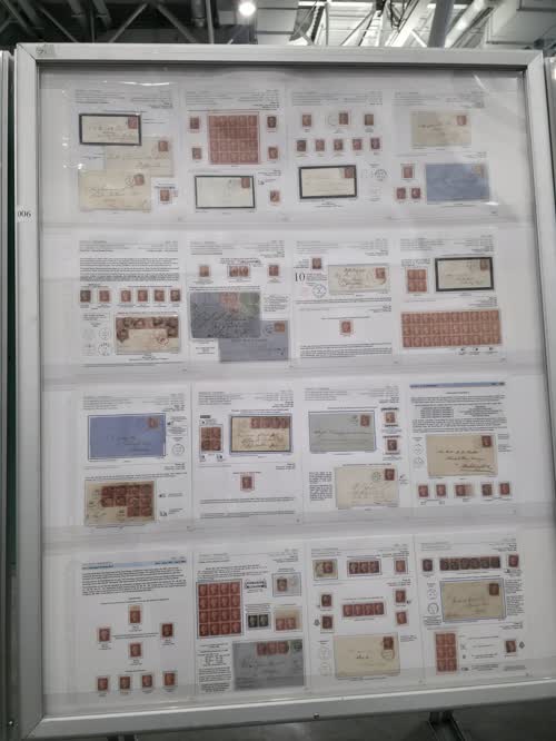 Great Britain: Development and Evolution of the Penny Red Stars (1854-1864) (The Worlds First Perforated Stamp) — frame 1006, exhibited by Juan L. Farah