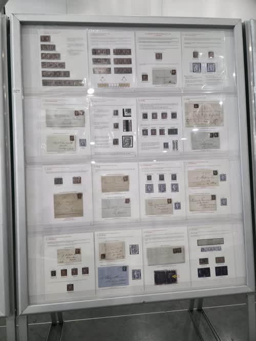 A Study of Separation Techniques Used on Britain's Line Engraved Stamps, 1840-1879 — frame 1027, exhibited by Paul Sarjeant