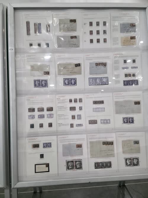 A Study of Separation Techniques Used on Britain's Line Engraved Stamps, 1840-1879 — frame 1028, exhibited by Paul Sarjeant