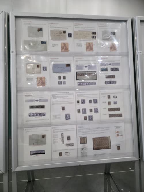 A Study of Separation Techniques Used on Britain's Line Engraved Stamps, 1840-1879 — frame 1029, exhibited by Paul Sarjeant