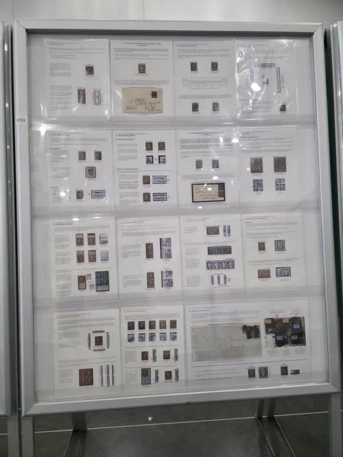 A Study of Separation Techniques Used on Britain's Line Engraved Stamps, 1840-1879 — frame 1030, exhibited by Paul Sarjeant