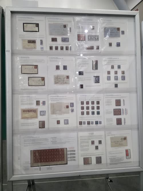 A Study of Separation Techniques Used on Britain's Line Engraved Stamps, 1840-1879 — frame 1032, exhibited by Paul Sarjeant