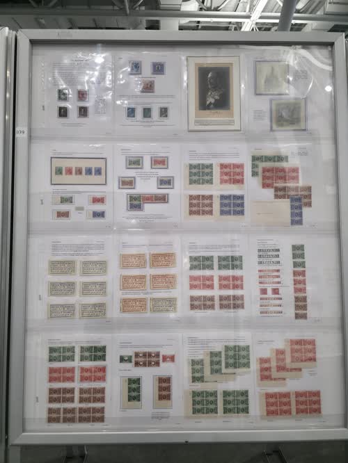 G.B. George V Commemorative Stamp Issues — frame 1039, exhibited by Mary E. Pugh