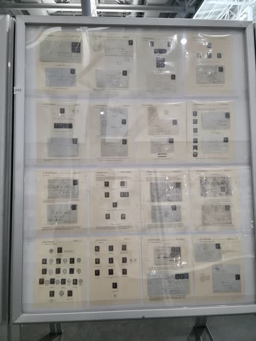 Line Engraved Issues of Great Britain 1840 & 1841 — frame 1045, exhibited by Stuart Reddington