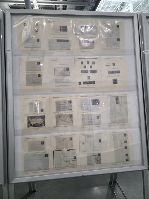 Line Engraved Issues of Great Britain 1840 & 1841 — frame 1046, exhibited by Stuart Reddington