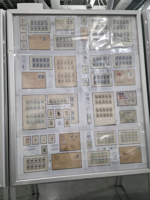 Czechoslovakia 1950-1961: Multistamp Flat Plate Printing from Steel Engraving — frame 1072, exhibited by Milos Hauptman