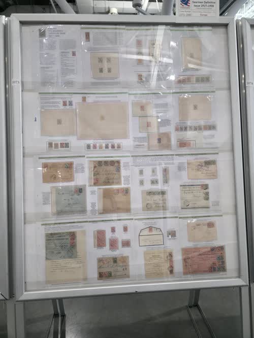Finland: The Saarinen Definitive Issue 1917-1930 — frame 1073, exhibited by Pekka Rannikko