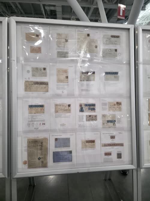 Imperforate Line Engraved Stamps of Great Britain, As Viewed Through Plate Position ‘CG’ — frame 1136, exhibited by Chip Gliedman