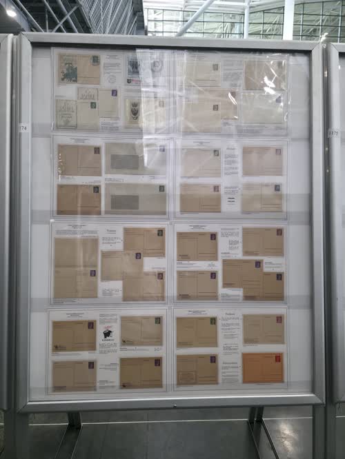 The Reichspost Hitler Definitives and Postal Stationery, 1941-1945 — frame 1174, exhibited by Alan Farrell