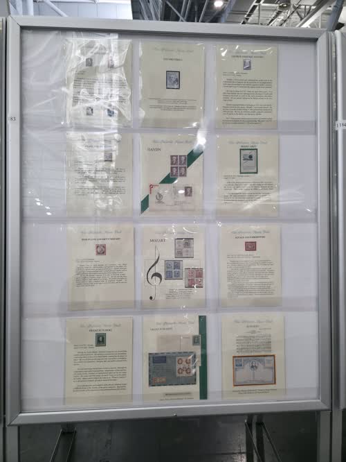 Welcome to The Philatelic Music Hall — frame 1183, exhibited by Spellman Museum of Stamps and Postal History
