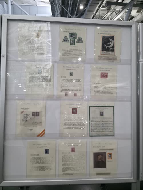 Welcome to The Philatelic Music Hall — frame 1184, exhibited by Spellman Museum of Stamps and Postal History