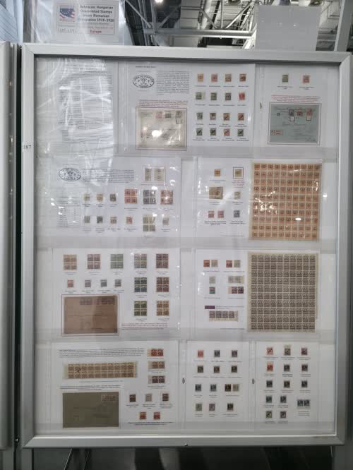 Debrecen: Hungarian Overprinted Stamps under Romanian Occupation 1919-1920 — frame 1187, exhibited by Silviu Dan Rosu