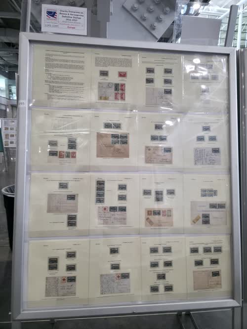 Charity Overprints on Bosnia & Herzegovina Definitive Stamps 1914-1917 — frame 1193, exhibited by Bostjan Petauer