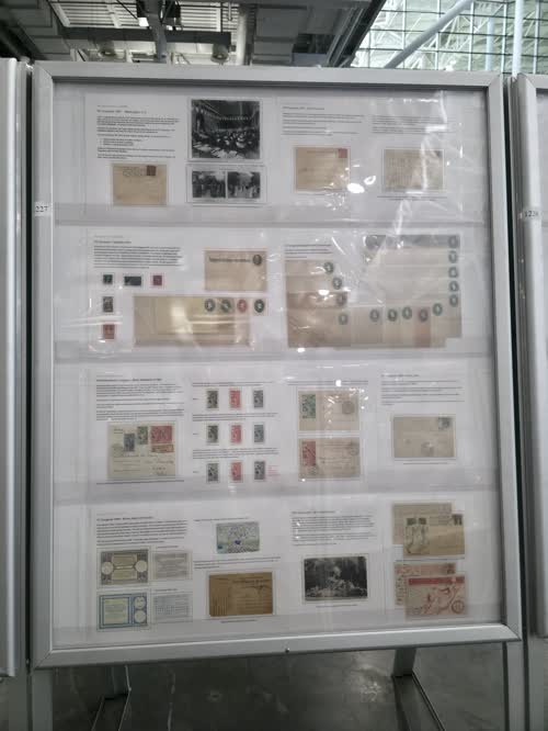 Evolution of the UPU and Host-Country Universal Postal Congress Stamps — frame 1227, exhibited by S. Andrew Sass