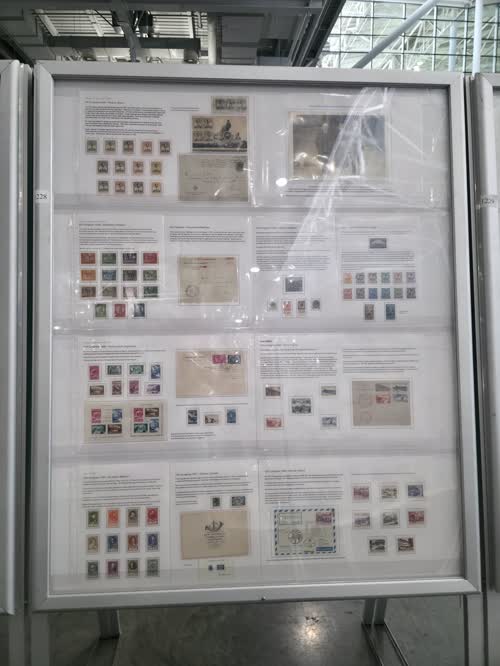 Evolution of the UPU and Host-Country Universal Postal Congress Stamps — frame 1228, exhibited by S. Andrew Sass