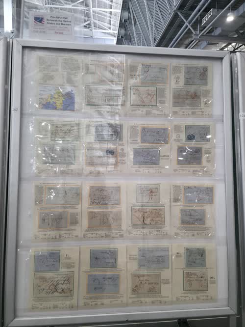 Pre-UPU Mail Between the United States and Bremen — frame 1242, exhibited by Dwayne O. Littauer