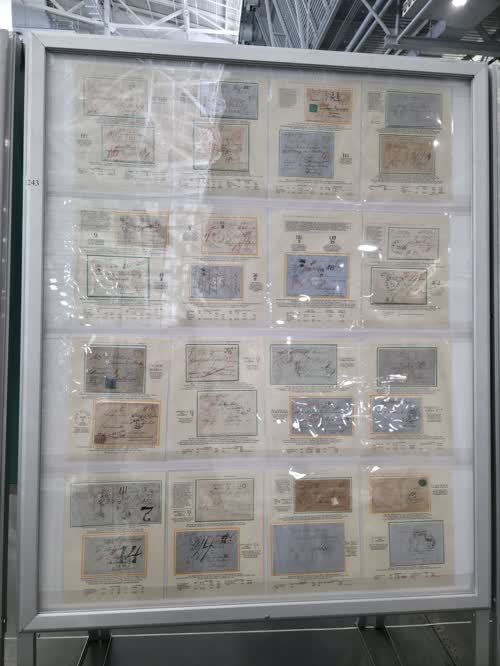 Pre-UPU Mail Between the United States and Bremen — frame 1243, exhibited by Dwayne O. Littauer