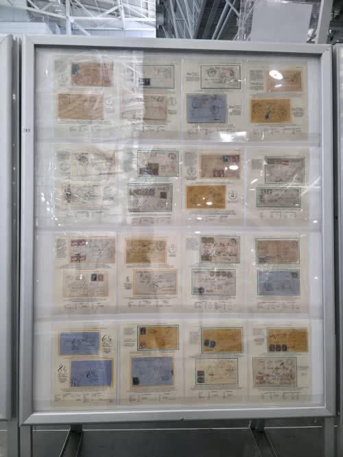 Pre-UPU Mail Between the United States and Bremen — frame 1245, exhibited by Dwayne O. Littauer