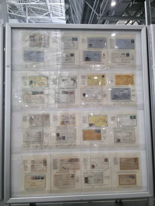 Pre-UPU Mail Between the United States and Bremen — frame 1246, exhibited by Dwayne O. Littauer