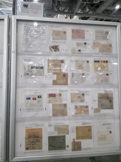 Auxiliary Markings on Correctly Addressed but Returned or Delayed Mail of The Netherlands — frame 1252, exhibited by Ben H. Jansen