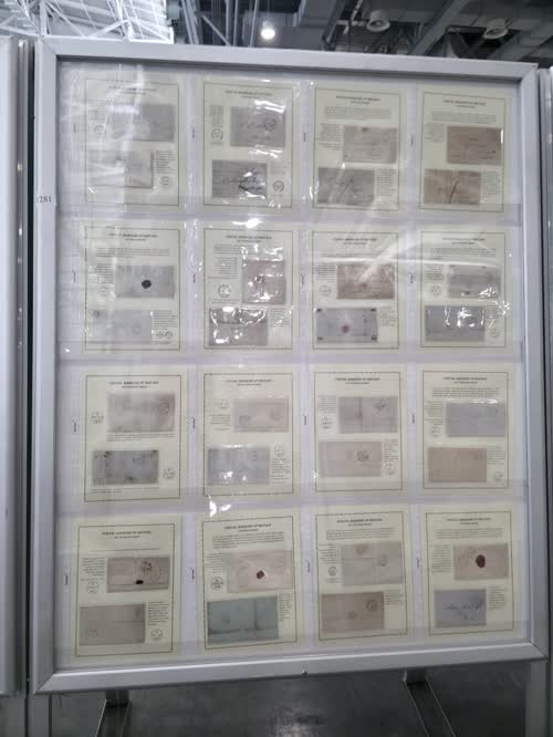 Postal Marking of Britain — frame 1281, exhibited by Shafiq Umar Awan