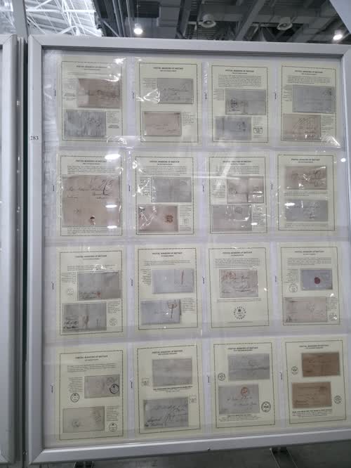 Postal Marking of Britain — frame 1283, exhibited by Shafiq Umar Awan