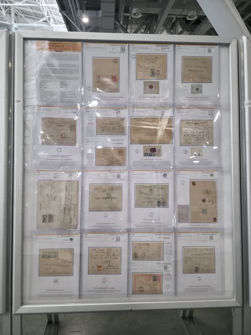 The Registered Mail of the Territories of the Ottoman Empire in the Middle East (1840-1918) — frame 1284, exhibited by Alan C. Mellaart