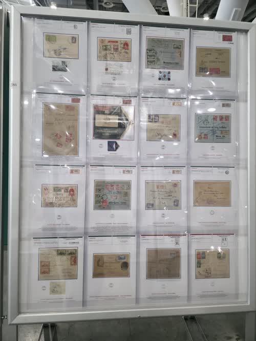 The Registered Mail of the Territories of the Ottoman Empire in the Middle East (1840-1918) — frame 1286, exhibited by Alan C. Mellaart