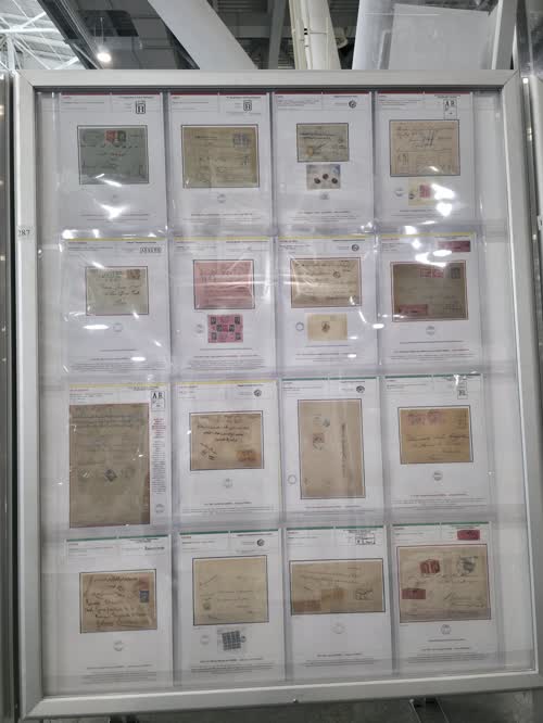 The Registered Mail of the Territories of the Ottoman Empire in the Middle East (1840-1918) — frame 1287, exhibited by Alan C. Mellaart