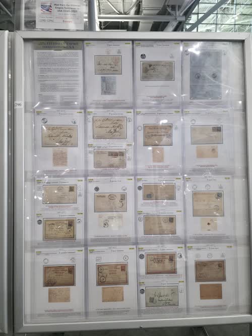 Mail from the Ottoman Empire Territories to USA (1840-1922) — frame 1290, exhibited by Alan C. Mellaart