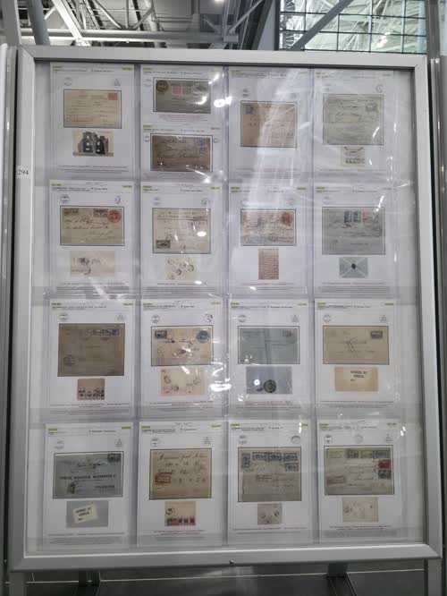 Mail from the Ottoman Empire Territories to USA (1840-1922) — frame 1294, exhibited by Alan C. Mellaart