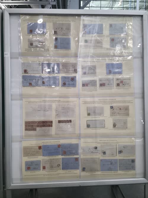 First and Last Day Covers of Classic Spain 1850-1879 — frame 1297, exhibited by Alfredo Miguel Martinez