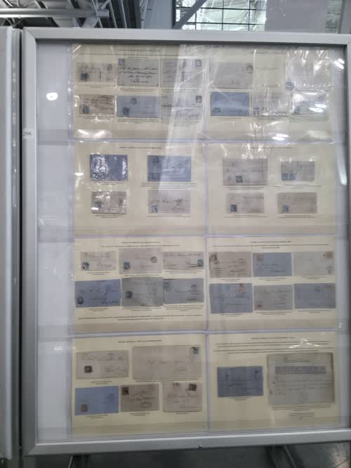 First and Last Day Covers of Classic Spain 1850-1879 — frame 1298, exhibited by Alfredo Miguel Martinez