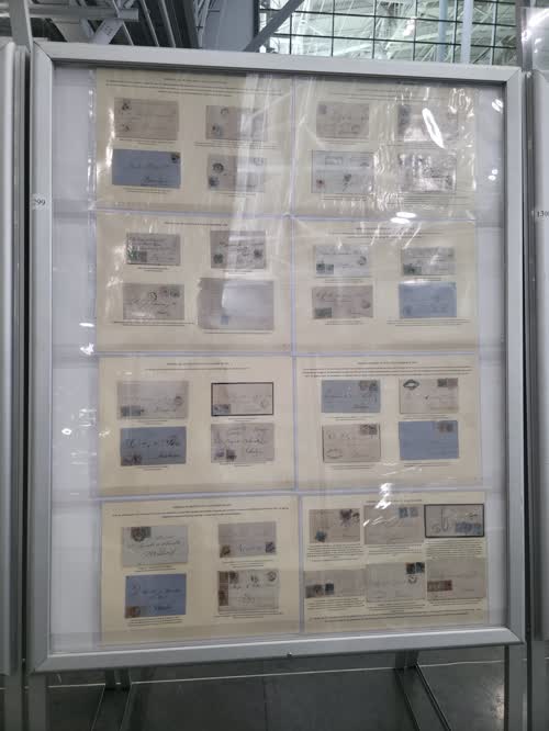 First and Last Day Covers of Classic Spain 1850-1879 — frame 1299, exhibited by Alfredo Miguel Martinez